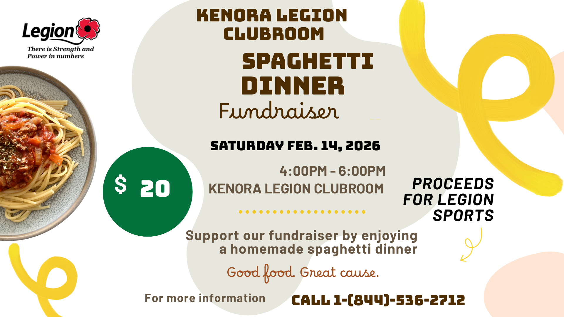spaghetti dinner fundraiser for tv