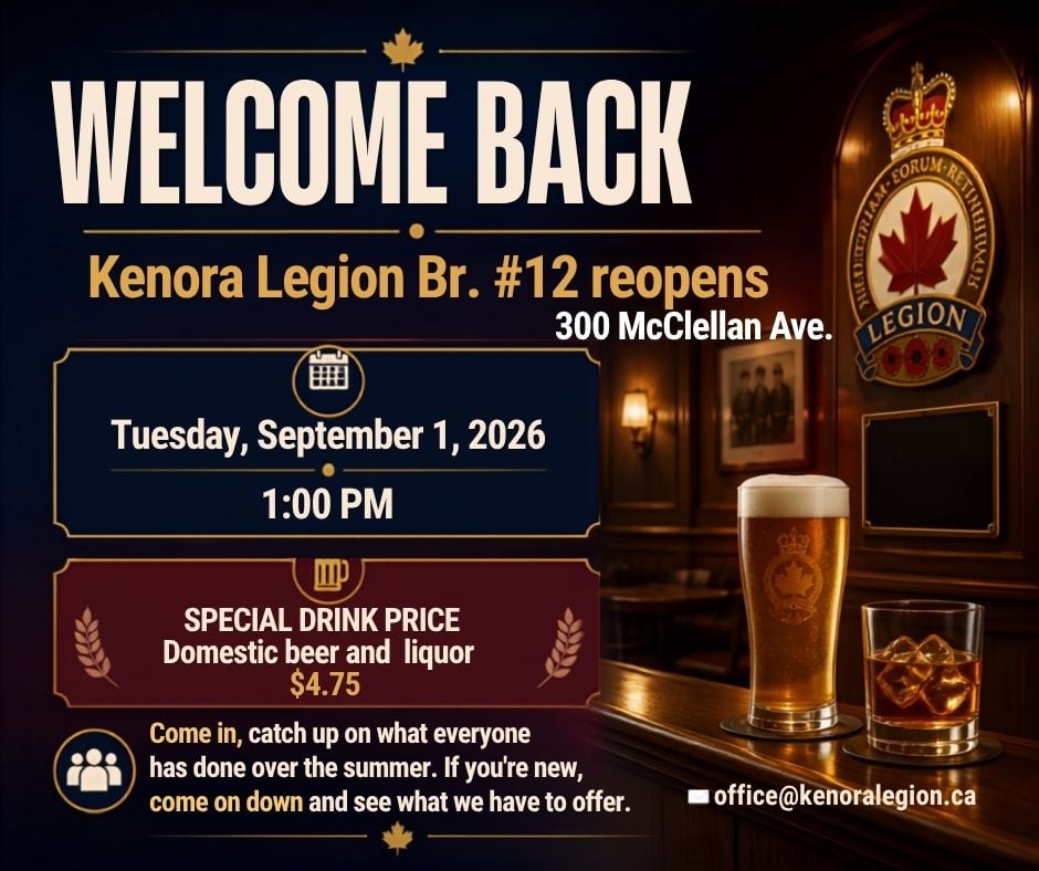 legion br. #12 reopening ad